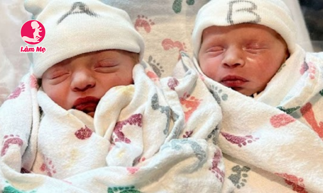 "Độc lạ" cặp sinh đôi khác ngày tháng năm sinh: Chị chào đời năm 2022, em sinh năm 2023